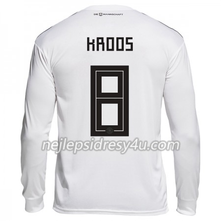 Fotbalový Dres Německo Kroos 8 Domácí MS 2018 Dlouhý Rukáv